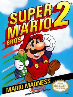 Super mario bros 2 front cover 